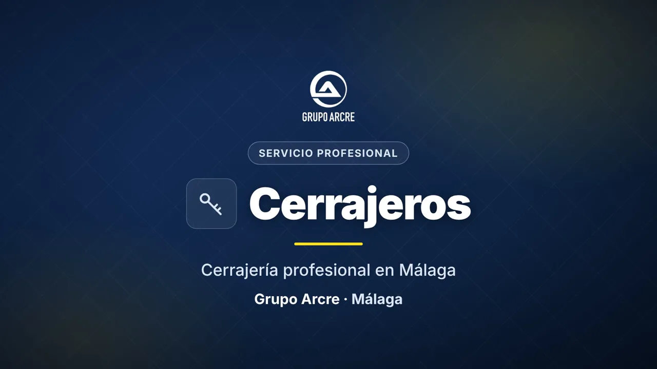 Cerrajería profesional en Málaga