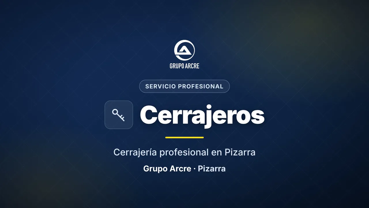 Cerrajería profesional en Pizarra